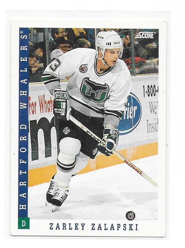 1993-94 Score #104 Zarley Zalapski Hartford Whalers