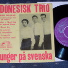 7" INDONESISK TRIO - sjunger på svenska single 1959 spritual - pikkukuva 1