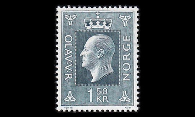 Norja 589 ** Olav V 1,50 kr (1969)
