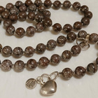 Hopea sydän Lumihiutaleobsidiaani Brown Snowflake Obsidian - pikkukuva 2
