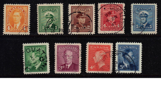 Kanada 1937 alk. Yrjö VI erä o