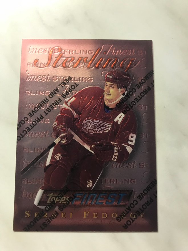 1995-96 Topps Finest Sergei Fedorov #95