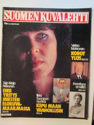 SUOMEN KUVALEHTI 10/1982 43 V. TAKAA SISÄLLYSLUET. KUVISSA