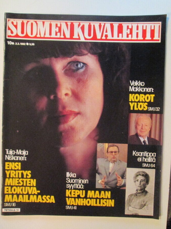 SUOMEN KUVALEHTI 10/1982 43 V. TAKAA SISÄLLYSLUET. KUVISSA