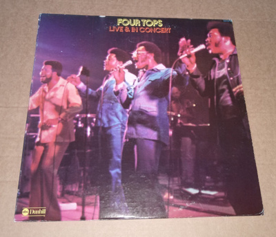 LP FOUR TOPS LIVE AND IN CONCERT LP