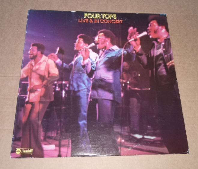 LP FOUR TOPS LIVE AND IN CONCERT LP