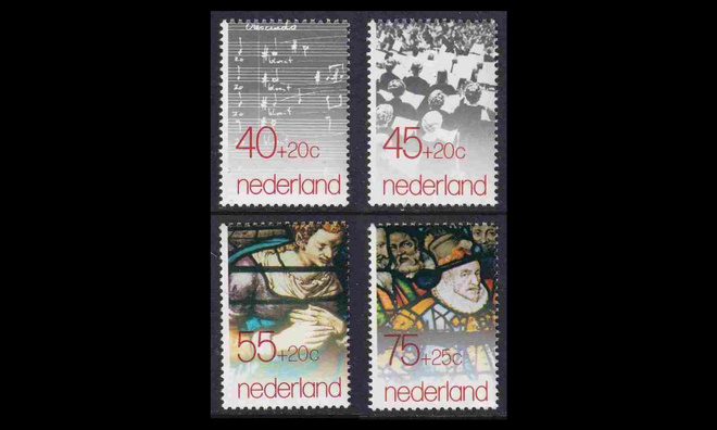 Alankomaat 1136-9 ** Hyväntekeväisyys (1979)