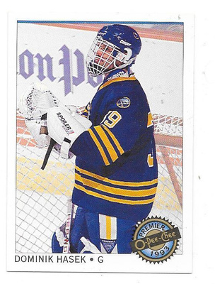 1992-93 OPC Premier #50 Dominik Hasek Buffalo Sabres MV