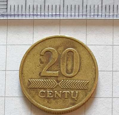 Liettua 10 ja 20 centu kolikot