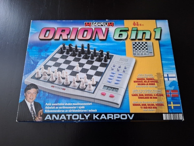 MILLENNIUM ORION 6 in 1 SHAKKITIETOKONE ( Anatoly Karpov )