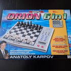 MILLENNIUM ORION 6  in 1 SHAKKITIETOKONE ( Anatoly Karpov ) - pikkukuva 1