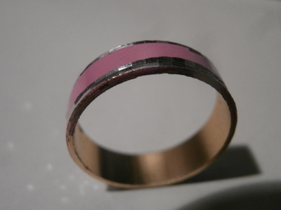SORMUS 3. KAUNIS , PINKIN, TURKOOSIN SÄVYJÄ