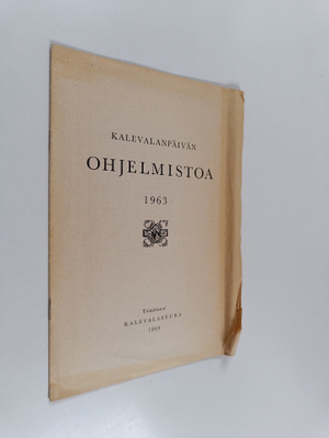 Kalevalanpäivän ohjelmistoa 1963