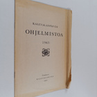 Kalevalanpäivän ohjelmistoa 1963 - pikkukuva 1