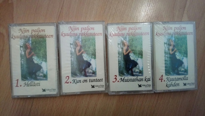 Vanhat kasetit-4 kpl, käyttämättömät.