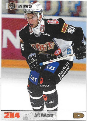2003-04 CardSet #161 Antti Hulkkonen TPS