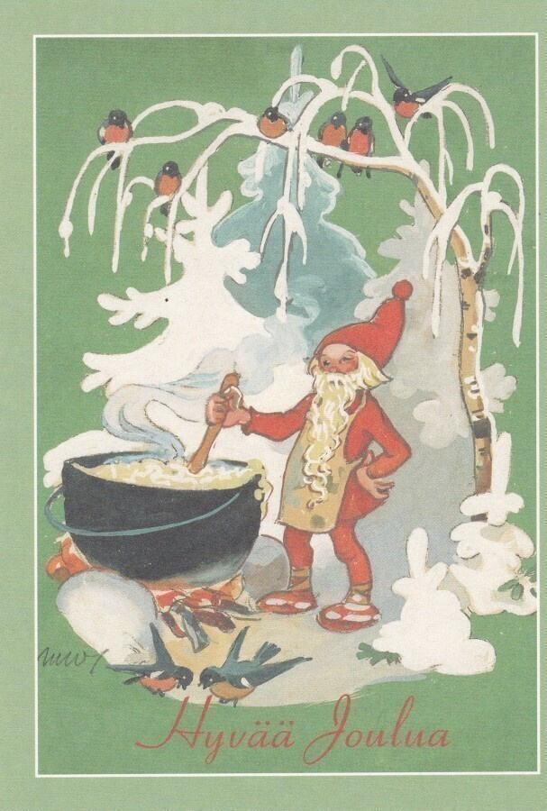 MARTTA WENDELIN - TONTTU KEITTÄÄ PUUROA