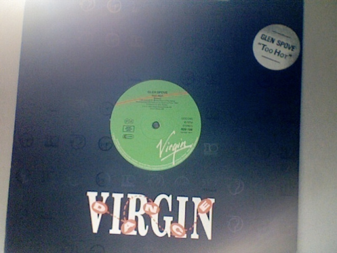 GLEN SPOVE  ::  TOO HOT  ::  VINYYLI  MAXI 12"  1987