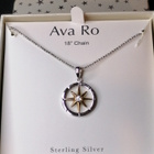 Ava Ro Sterling Silver Kompassi Kaulakoru - pikkukuva 2