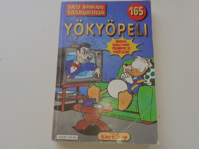 Aku Ankan taskukirja 165 Yökyöpeli