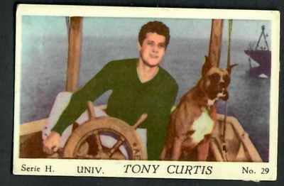 Keräilykuva - Tony Curtis Serie H. No. 29 UNIV.