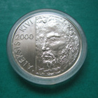 100 mk hopea juhlaraha Aleksis Kivi - 2000 - pikkukuva 1