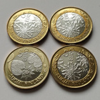 Suomi, Pohjolan luonto, 5 eur,  4 kpl, unc - pikkukuva 4