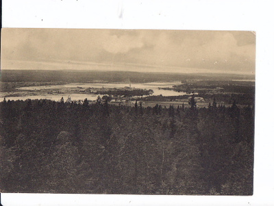 VANHA Postikortti Kajaani 1900-l