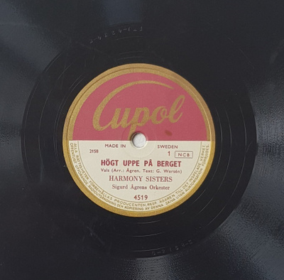 Savikiekko 1951 - Harmony Sisters - Cupol 4519