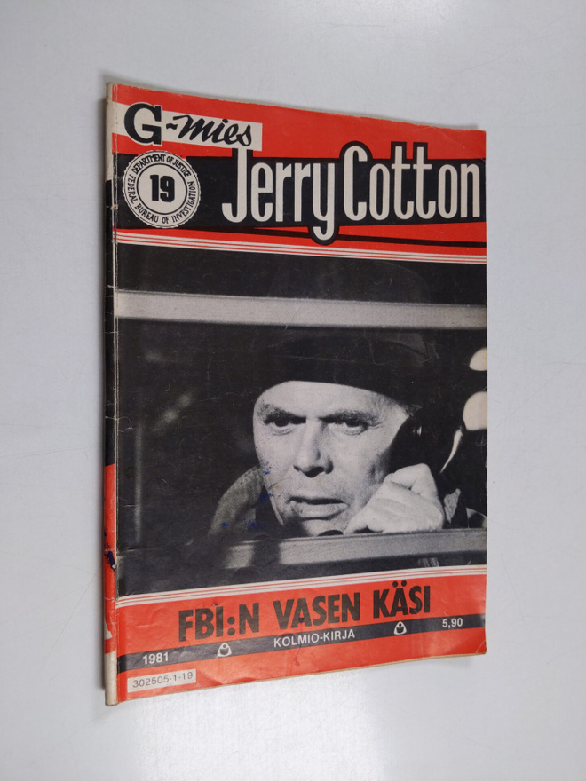 Jerry Cotton 19/1981 : FBI:n vasen käsi