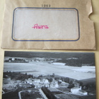 VANHA Postikortti Aura1963  Alkup.Mallikappale - pikkukuva 1