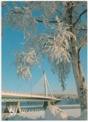 Roivaniemi silta talvimaisema
