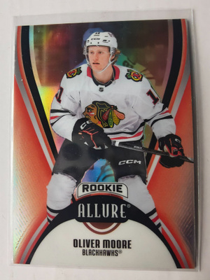 Oliver Moore 2025-26 Allure Rookie Red Rainbow