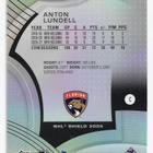 2021-22 Upper Deck Allure 2005 NHL Shield #105 Anton Lundell - pikkukuva 2
