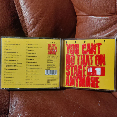 FRANK ZAPPA -you can't do that on stage anymore vol.1  2cd.