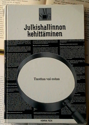 Fock, Antikainen - Julkishallinnon kehittäminen (sid.)