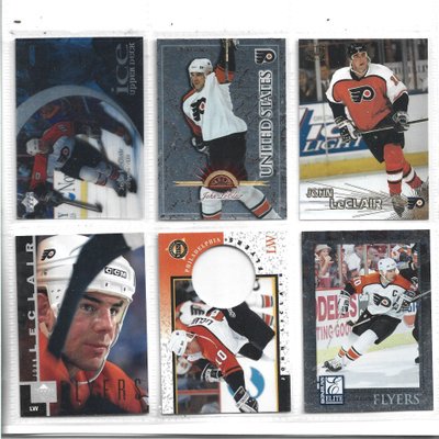 6 X JOHN LECLAIR - FLYERS