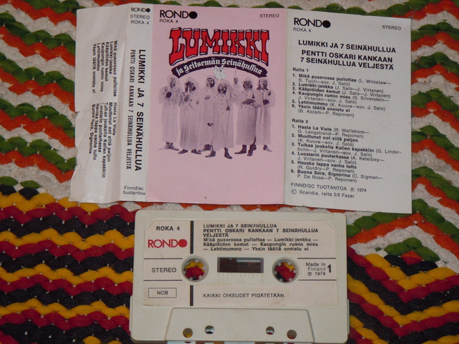 C-kasetti - Seitsemän Seinähullua Veljestä - Lumikki - EX