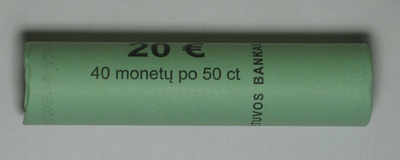 2015 Liettua 50c rulla UNC