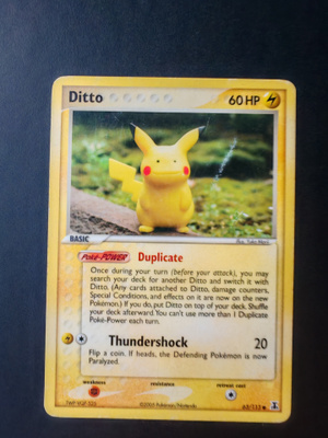 Pokemon Ditto 63/113 Pikachu