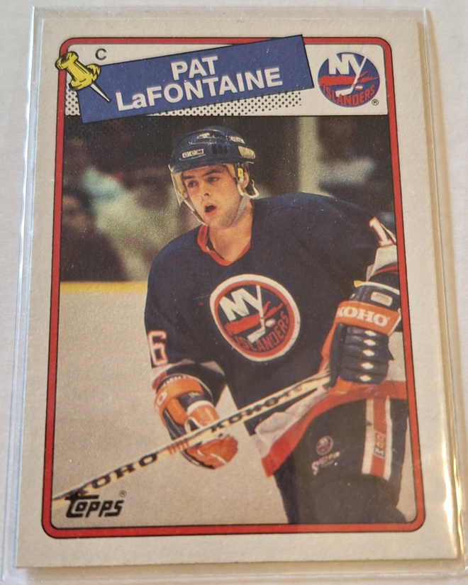 1988-89 Topps #123 Pat LaFontaine