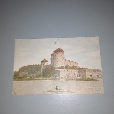 PK Savonlinna Olavinlinna, komea lippu salossa soutelija