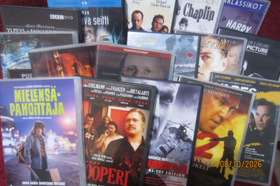 Sekalainen kasa DVD Elokuvia  0,50 senttiä kpl