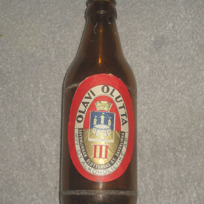OLAVI OLUTTA - vanha olutpullo 1/3 l - 1991