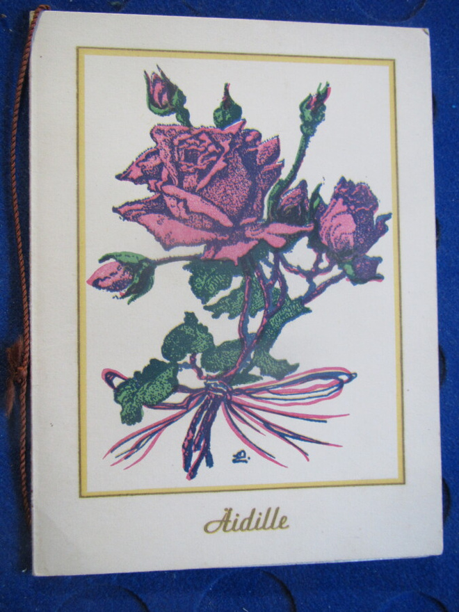 Äidille. Äitienpäiväkortti. Taittokortti