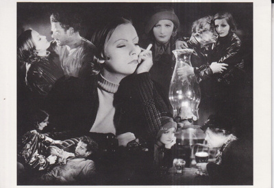 Greta Garbo,monikuvakortti, filmitähti. star, e220