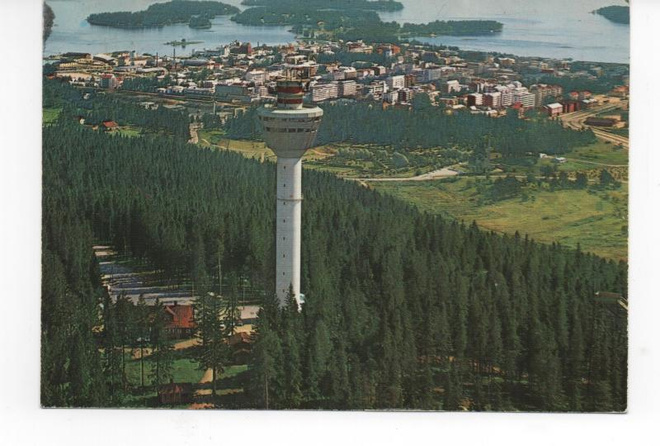 Kuopio: Puijon torni (T:MI Karhumäki n:o 1080 väri)