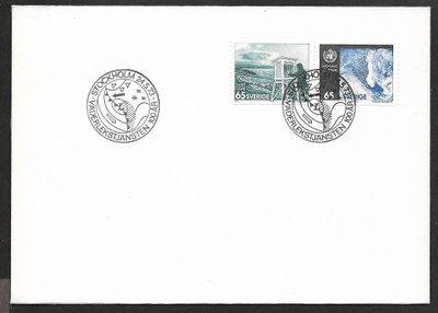 Ruotsi - Väderlekstjänsten 100v FDC 1973 (Fac.823-824)