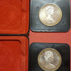 2 x Kanada half Dollar 1971, hieno patina, hopeaa. (KD3) - pikkukuva 2