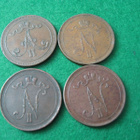 4 kpl 10 penniä - 1866-1914 - pikkukuva 2